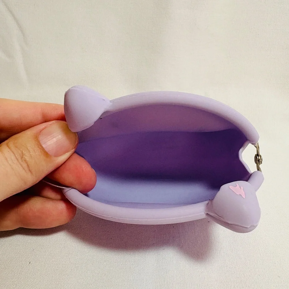 Paper Source Purple Bat Coin Purse